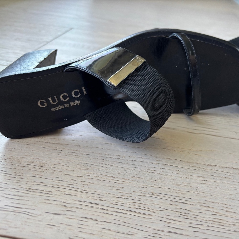GUCCI Strappy chunky heels - Picture 3 of 8